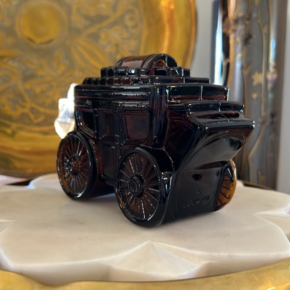 Vintage 1970’s Avon Stagecoach Oland Aftershave Carriage Decanter Glass Bottle - Picture 5 of 11